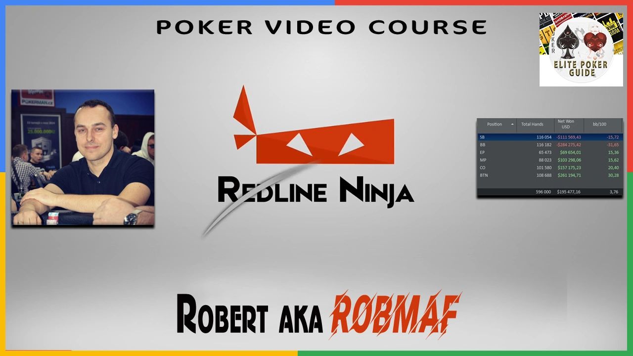 ROBMAF REDLINE NINJA COURSE Cheap — Premium Poker Courses Cheap